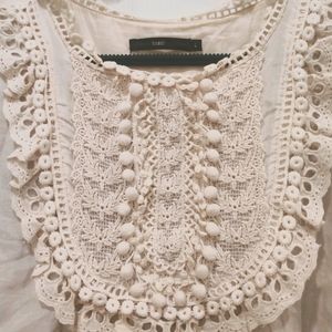 Vintage-feel Lace Dress